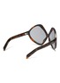 Figure View - Click To Enlarge - PRADA - Acetate Irregular Sunglasses