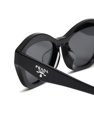 Detail View - Click To Enlarge - PRADA - Acetate Butterfly Sunglasses