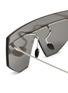 Detail View - Click To Enlarge - PRADA - Metal Irregular Sunglasses
