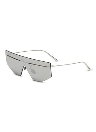Main View - Click To Enlarge - PRADA - Metal Irregular Sunglasses