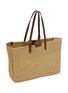 Detail View - Click To Enlarge - ANYA HINDMARCH - Holiday Raffia Leather E/W Tote