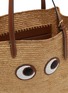 Detail View - Click To Enlarge - ANYA HINDMARCH - Eyes Natural Raffia Tote