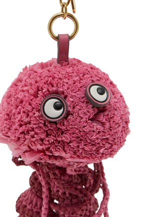 Detail View - Click To Enlarge - ANYA HINDMARCH - Jellyfish Raffia Eco Leather Charm