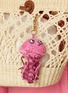 Front View - Click To Enlarge - ANYA HINDMARCH - Jellyfish Raffia Eco Leather Charm