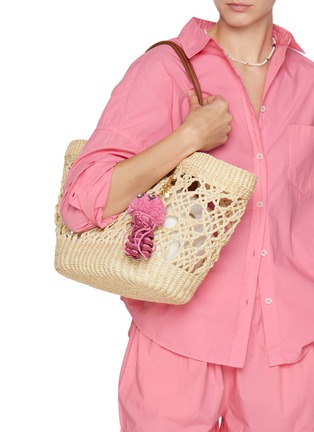 Figure View - Click To Enlarge - ANYA HINDMARCH - Jellyfish Raffia Eco Leather Charm