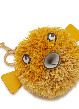 Detail View - Click To Enlarge - ANYA HINDMARCH - Blowfish Raffia Eco Leather Charm