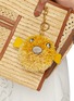 Front View - Click To Enlarge - ANYA HINDMARCH - Blowfish Raffia Eco Leather Charm