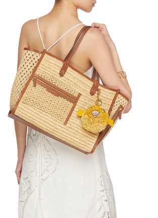 Figure View - Click To Enlarge - ANYA HINDMARCH - Blowfish Raffia Eco Leather Charm