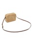 Detail View - Click To Enlarge - ANYA HINDMARCH - Eyes Natural Raffia Crossbody Bag