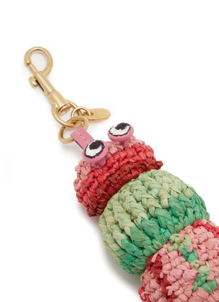 Detail View - Click To Enlarge - ANYA HINDMARCH - Sea Urchin Raffia Bag Charm