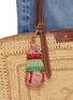 Front View - Click To Enlarge - ANYA HINDMARCH - Sea Urchin Raffia Bag Charm