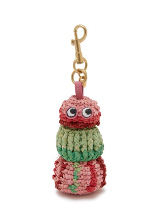 Main View - Click To Enlarge - ANYA HINDMARCH - Sea Urchin Raffia Bag Charm