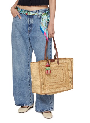 Figure View - Click To Enlarge - ANYA HINDMARCH - Sea Urchin Raffia Bag Charm