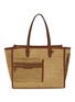 Main View - Click To Enlarge - ANYA HINDMARCH - Raffia Eco Leather Pocket Tote