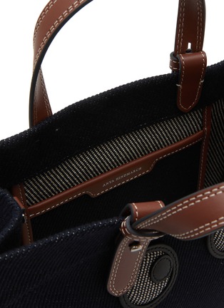 Detail View - Click To Enlarge - ANYA HINDMARCH - Mini Eyes Cotton Eco Leather E/W Tote