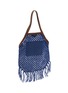 Detail View - Click To Enlarge - ANYA HINDMARCH - Eyes Macramé Fringe Tote