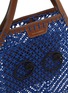 Detail View - Click To Enlarge - ANYA HINDMARCH - Eyes Macramé Fringe Tote