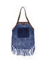 Main View - Click To Enlarge - ANYA HINDMARCH - Eyes Macramé Fringe Tote