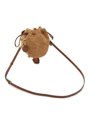 Detail View - Click To Enlarge - ANYA HINDMARCH - Blowfish Raffia Crossbody Bag