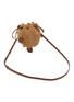 Detail View - Click To Enlarge - ANYA HINDMARCH - Blowfish Raffia Crossbody Bag