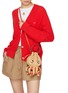 Figure View - Click To Enlarge - ANYA HINDMARCH - Octopus Raffia Eco Leather Crossbody Bag