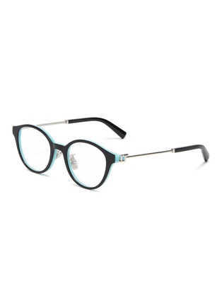 Main View - Click To Enlarge - TIFFANY - Metal Acetate Round Optical Glasses