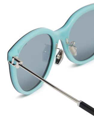 Detail View - Click To Enlarge - TIFFANY - Metal Acetate Round Sunglasses