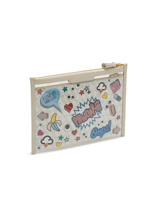 Figure View - Click To Enlarge - ANYA HINDMARCH - All Over Stickers Safe Deposit Case