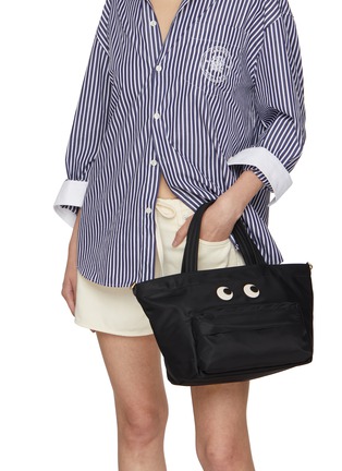 Figure View - Click To Enlarge - ANYA HINDMARCH - E/W Mini Eyes Nylon Tote