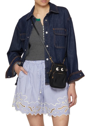 Figure View - Click To Enlarge - ANYA HINDMARCH - Eyes Essentials Nylon Crossbody Bag