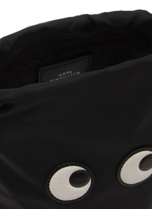 Detail View - Click To Enlarge - ANYA HINDMARCH - Eyes Drawstring Nylon Pouch