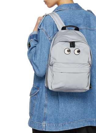 Figure View - Click To Enlarge - ANYA HINDMARCH - Small Eyes Nylon Backpack