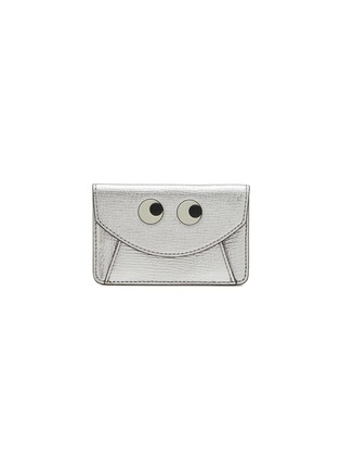 Main View - Click To Enlarge - ANYA HINDMARCH - Eyes MagSafe Metallic Leather Envelope Card Case