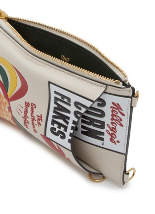 Detail View - Click To Enlarge - ANYA HINDMARCH - Anya Brands Cornflakes Leather Phone Pouch