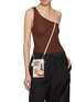 Figure View - Click To Enlarge - ANYA HINDMARCH - Anya Brands Cornflakes Leather Phone Pouch