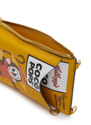 Detail View - Click To Enlarge - ANYA HINDMARCH - Anya Brands Coco Pops Leather Phone Pouch