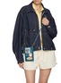 Figure View - Click To Enlarge - ANYA HINDMARCH - Anya Brands Frosted Flakes Leather Phone Pouch