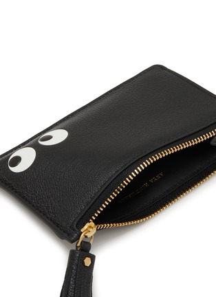 Detail View - Click To Enlarge - ANYA HINDMARCH - Eyes Leather Zipped Card Case