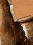 Detail View - Click To Enlarge - LAGOM - Rabbit Fur Throw Blanket — Natural Brown