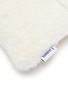 Detail View - Click To Enlarge - LAGOM - Rabbit Fur Cushion — White