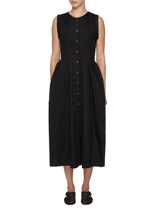 Main View - Click To Enlarge - KIKA VARGAS - Mette Sleeveless Midi Dress
