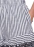  - KIKA VARGAS - Frida Striped Lace Trim Shorts