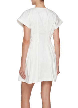 Back View - Click To Enlarge - KIKA VARGAS - Billie Buttoned Dress