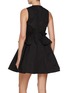Back View - Click To Enlarge - KIKA VARGAS - Garbriela Sleeveless Peplum Mini Dress