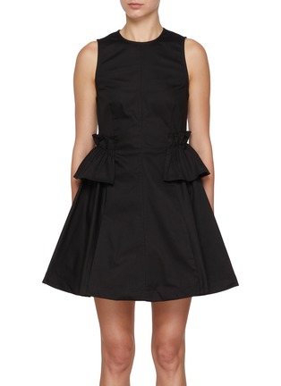 Main View - Click To Enlarge - KIKA VARGAS - Garbriela Sleeveless Peplum Mini Dress