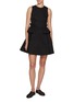 Figure View - Click To Enlarge - KIKA VARGAS - Garbriela Sleeveless Peplum Mini Dress