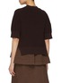 Back View - Click To Enlarge - SACAI - Hybrid Knit Denim Top