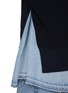 - SACAI - Hybrid Knit Light Wash Sweater