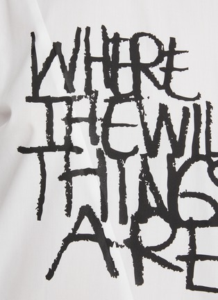  - SACAI - Where The Wild Things Are Panelled T-shirt Dress