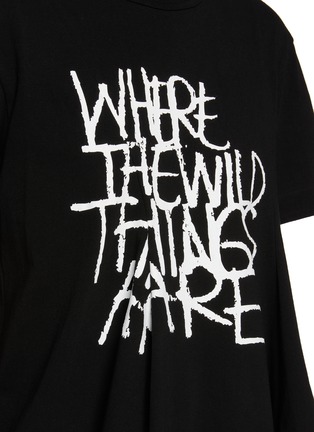  - SACAI - Where The Wild Things Are Cotton T-Shirt
